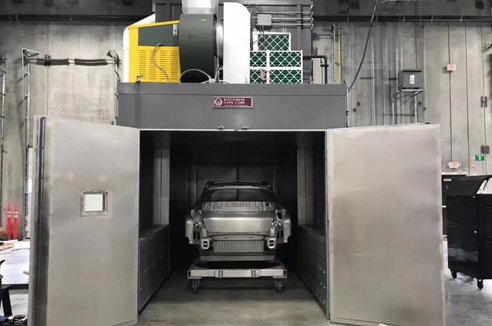 向量產(chǎn)又近一步 FF 91首臺(tái)白車(chē)身誕生