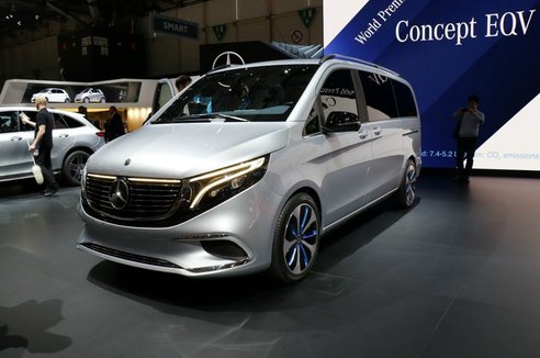 日內瓦車展 | 奔馳EQV首次亮相 續航或為400km