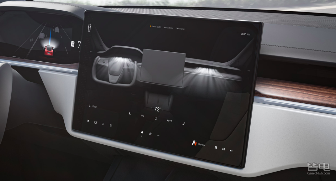 新款特斯拉Model S/X发布 内饰改动大最快三季度交付