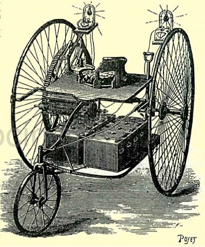 而在1882年,英国的艾尔顿发明了性能更优的铅酸电池驱动的电动汽车