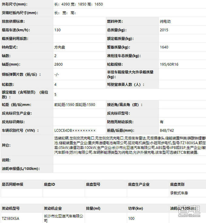 比亞迪秦d1申報圖曝光采用單側滑門佈局